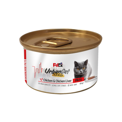 بيتكس أوربان كات ذهبي - دجاج وكبد الدجاج مطحون 85 جرام