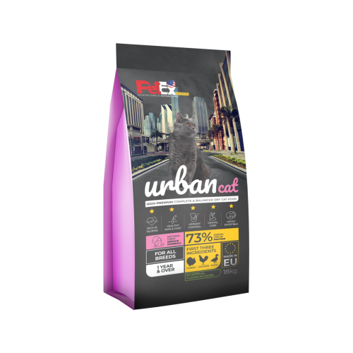 Petex Urban Cat Full and balanced dry food 18KG