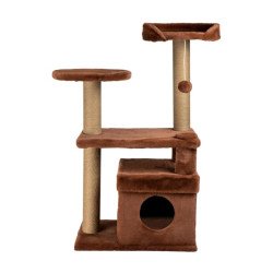 Amazona Cat Playhouse and Scratching Platform - Cinnamon