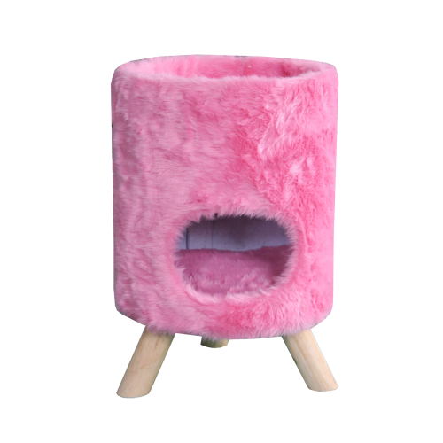 Petex Royal cat sitting area with pink fur PS109