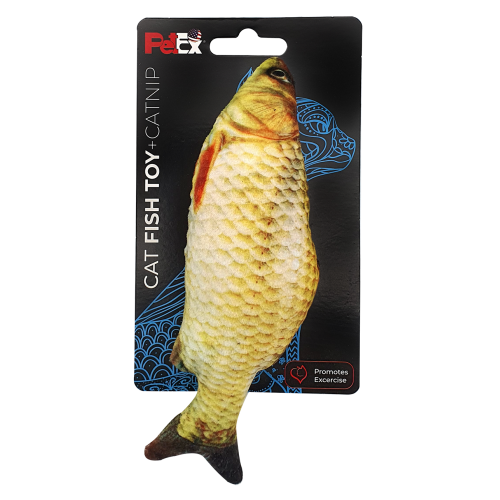 لعبة قماش قطيفة (على شكل سمكة) + النعناع البري من بيتيكس موديل HF1403