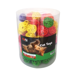 Petex balls with a detection bell in a variety of spectacular colors