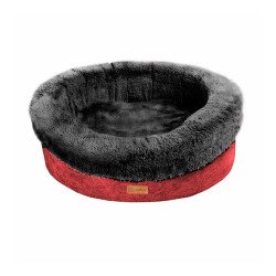 Amazona donut Pet Bed - red