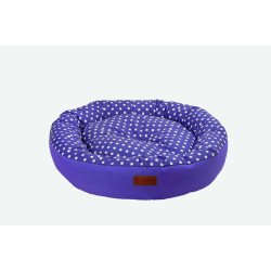Amazona Round Pet Bed - Blue