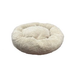 Amazona plush Pet Bed - beige