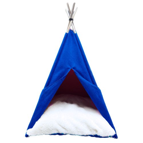 Amazona tent pet bed - Blue