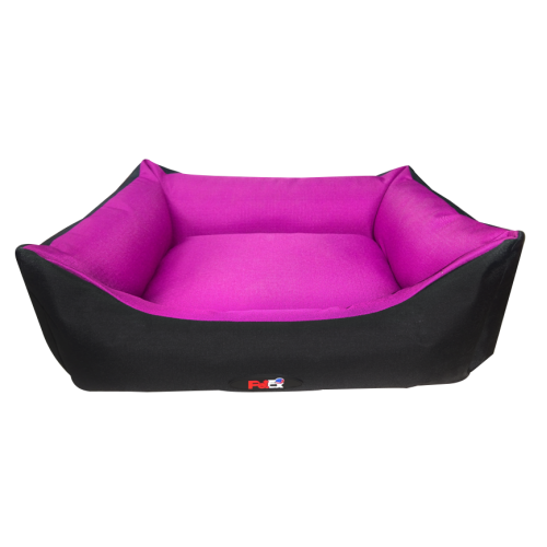 سرير فاخر للكلاب من بيتكس - زهري و اسود