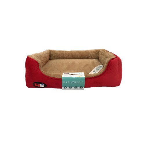 Petex Orthopedic bed for dog (Red)