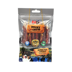 Petex 5" rawhide Stick with Duck