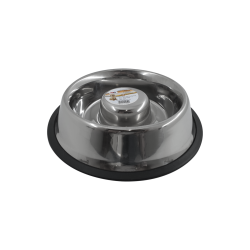 Petex Slow Feeding Stainless Steel Bowl