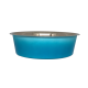 Petex White Blue Bowl with Rubber Base