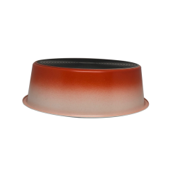 Petex White Orange Bowl with Rubber Base