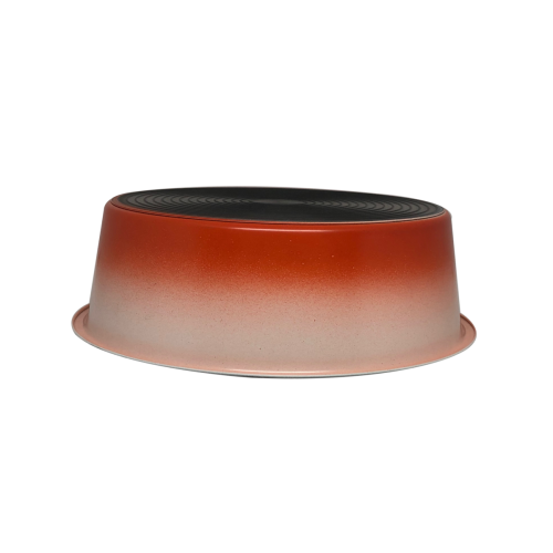 Petex White Orange Bowl with Rubber Base