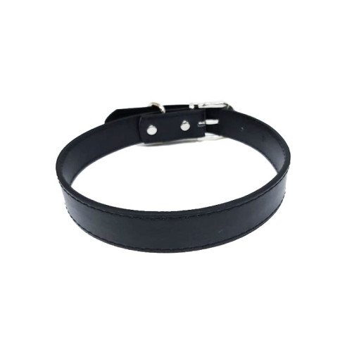 طوق جلد سادة كبير من نونبل 