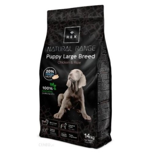 REX puppy large breed dogs food with chicken and rice