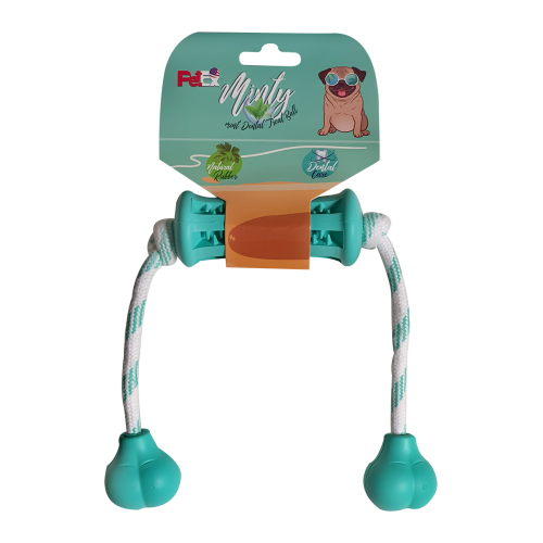 عصا للأسنان من المطاط الطبيعي مع ألياف القطن لتنظيف الأسنان من بيتكس