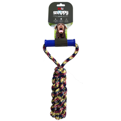 حبل أسنان من بيتيكس مع مقبض بلاستيكي لسهولة الإمساك به 30 سم