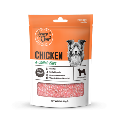 Jerky Time with chicken and codfish Bites 80g