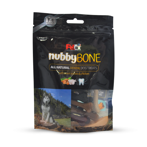 Petex Nubby Bone Dental treats 100 grams