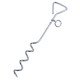 Ground Spiral Metal Screw For Dogs